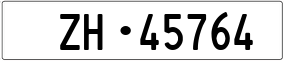 Truck License Plate
